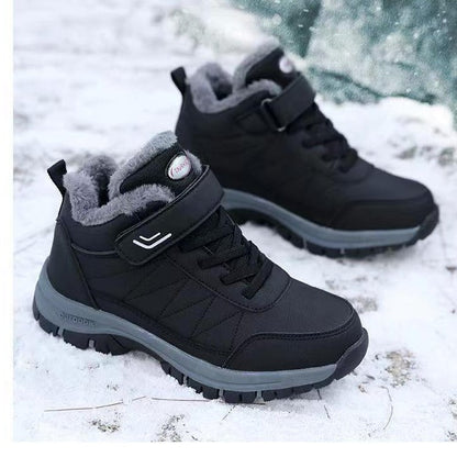Warm Waterproof Insulated Snow Boots for Men