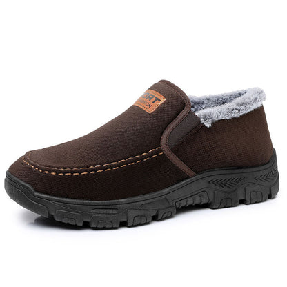Warm Men's Snow Boots Slip On - OutfitLondon