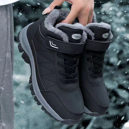Warm Waterproof Insulated Snow Boots for Men