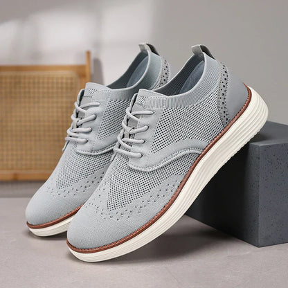 Classic Mens Work Shoes with Cushioned Insoles