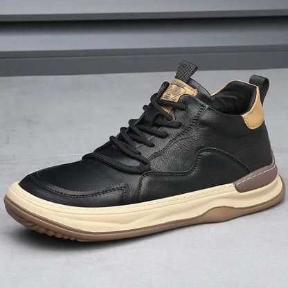 Classic Italian Leather Trainer Shoes
