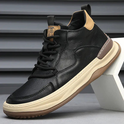 Classic Italian Leather Trainer Shoes