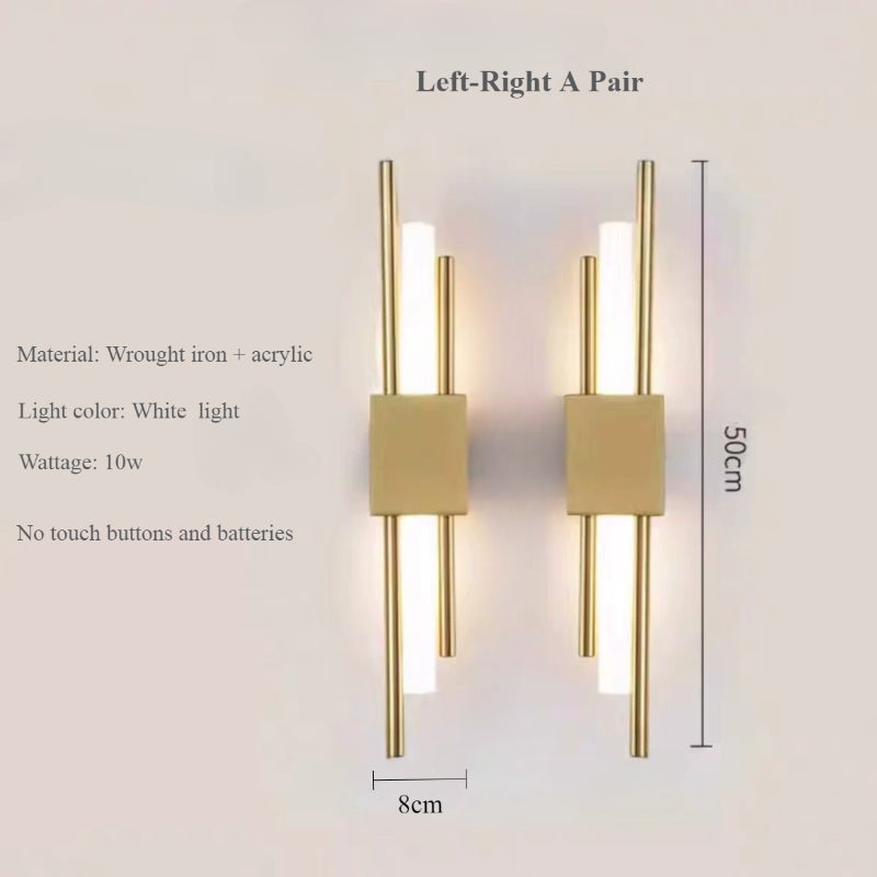 Wireless Battery Powered LED Wall Lamp