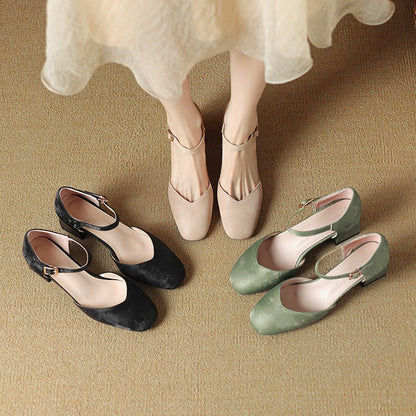 High Heel Block Sandals