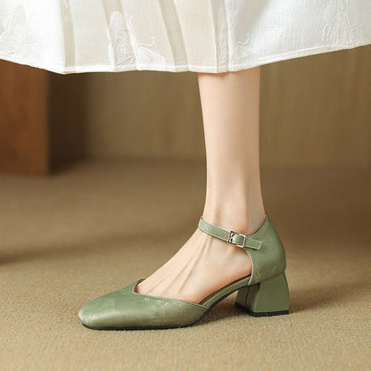 High Heel Block Sandals