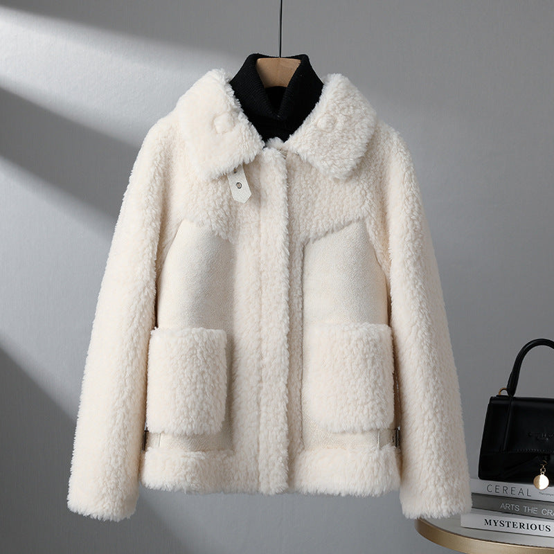 Casual Fleece Lined Button Jacket