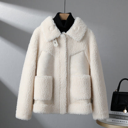 Casual Fleece Lined Button Jacket
