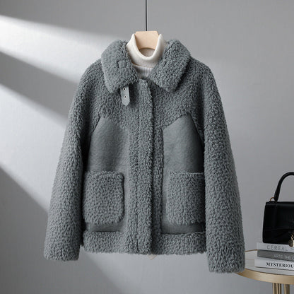 Casual Fleece Lined Button Jacket