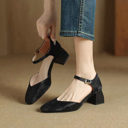 High Heel Block Sandals