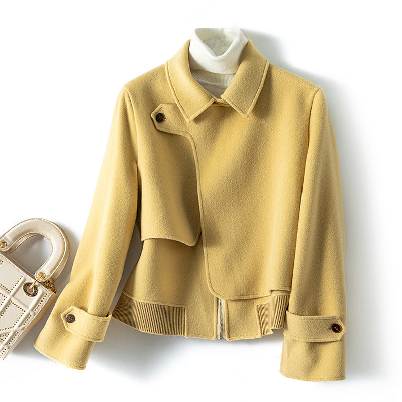 Casual Open Front Collar Jacket