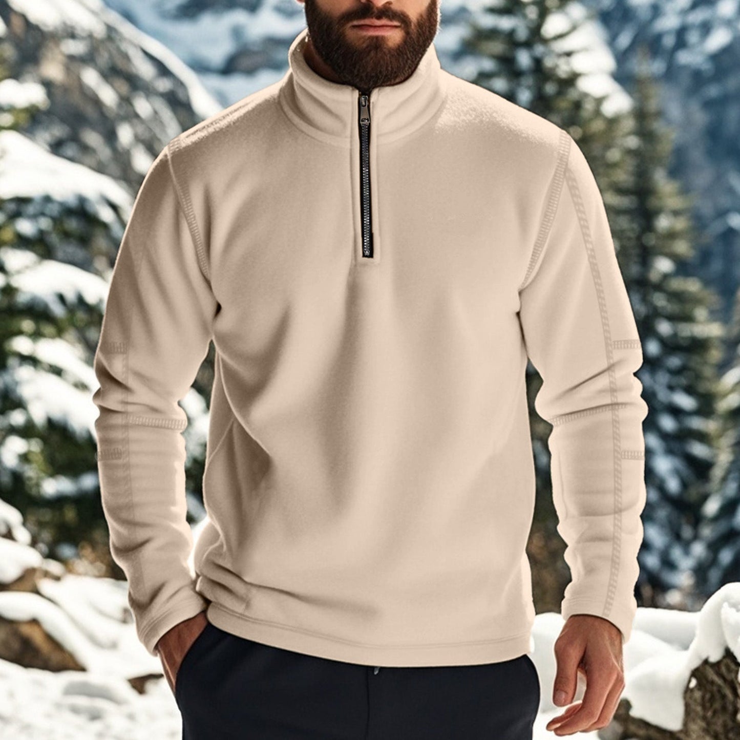 Classic Men's Zip Fleece Jacket