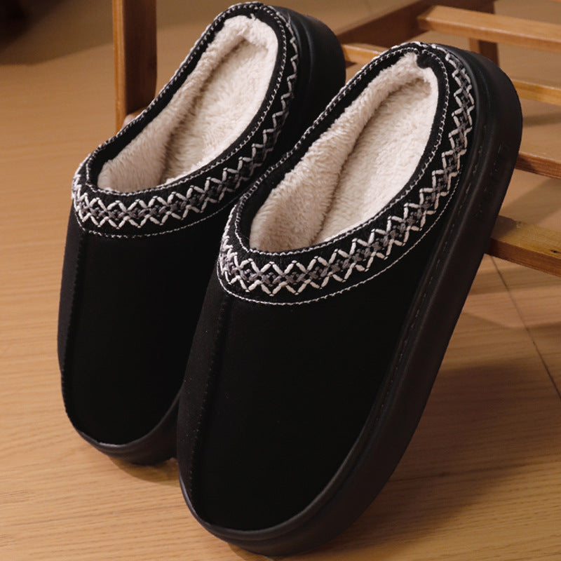 Comfortable Embroidered Slip On Slippers