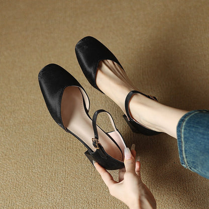 High Heel Block Sandals