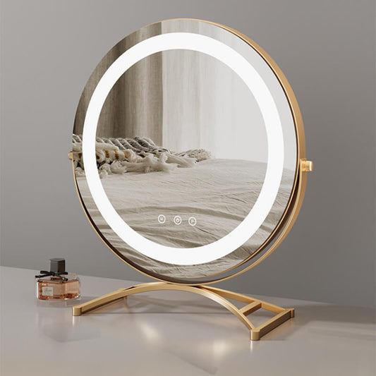 Bright LED Vanity Mirror with Adjustable Stand - OutfitLondon