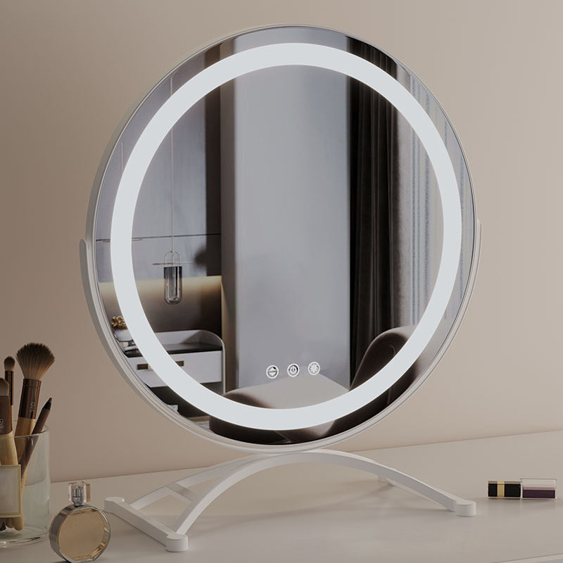 Bright LED Vanity Mirror with Adjustable Stand