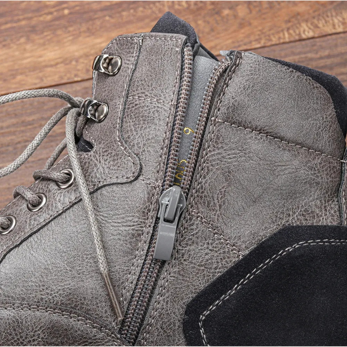 Men's Vintage Leather Ankle Boots