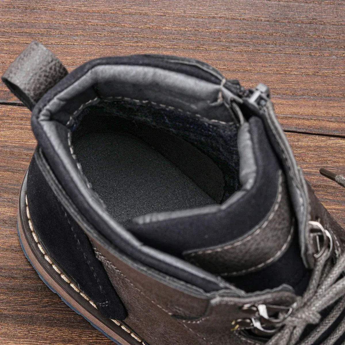 Men's Vintage Leather Ankle Boots
