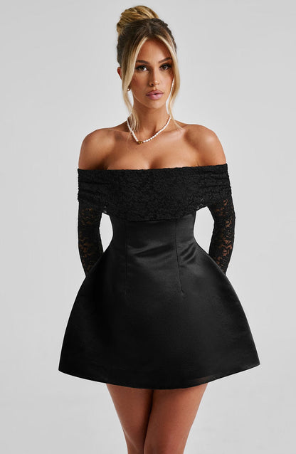 Women's Off-Shoulder Lace Dress