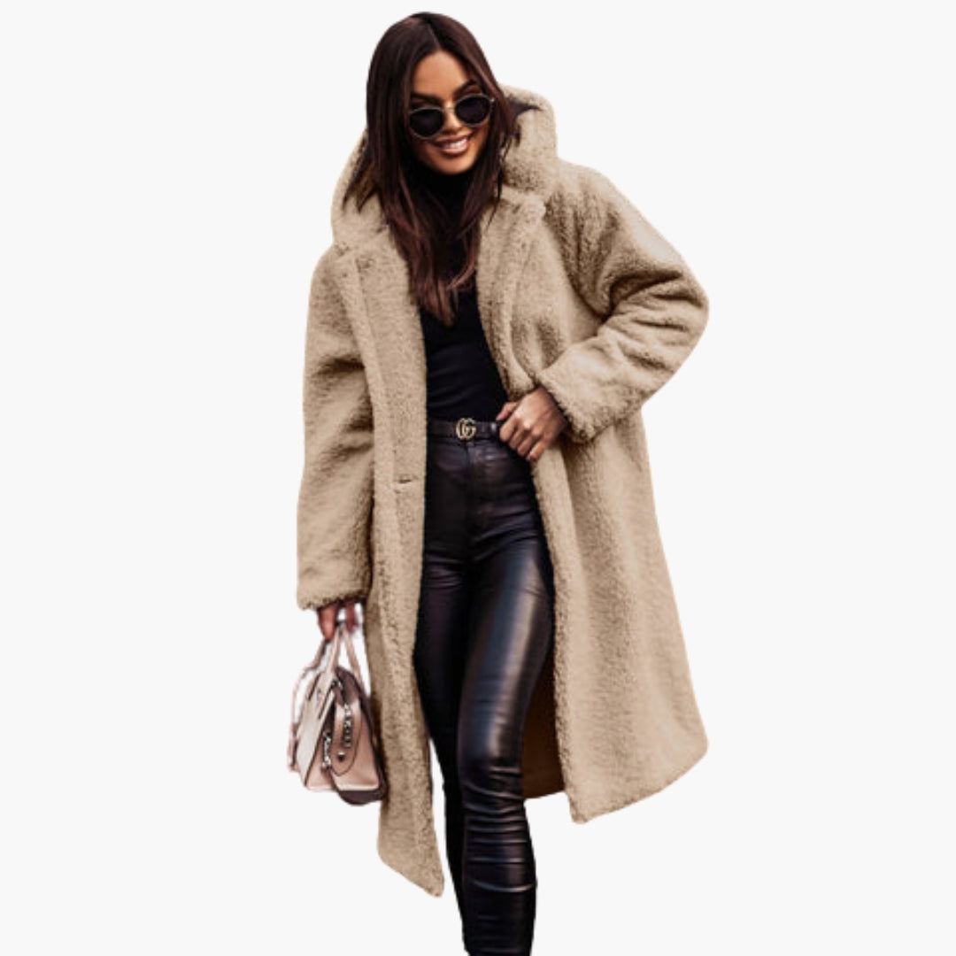 Warm Faux Fur Jacket - Waterproof Snow Coat - OutfitLondon
