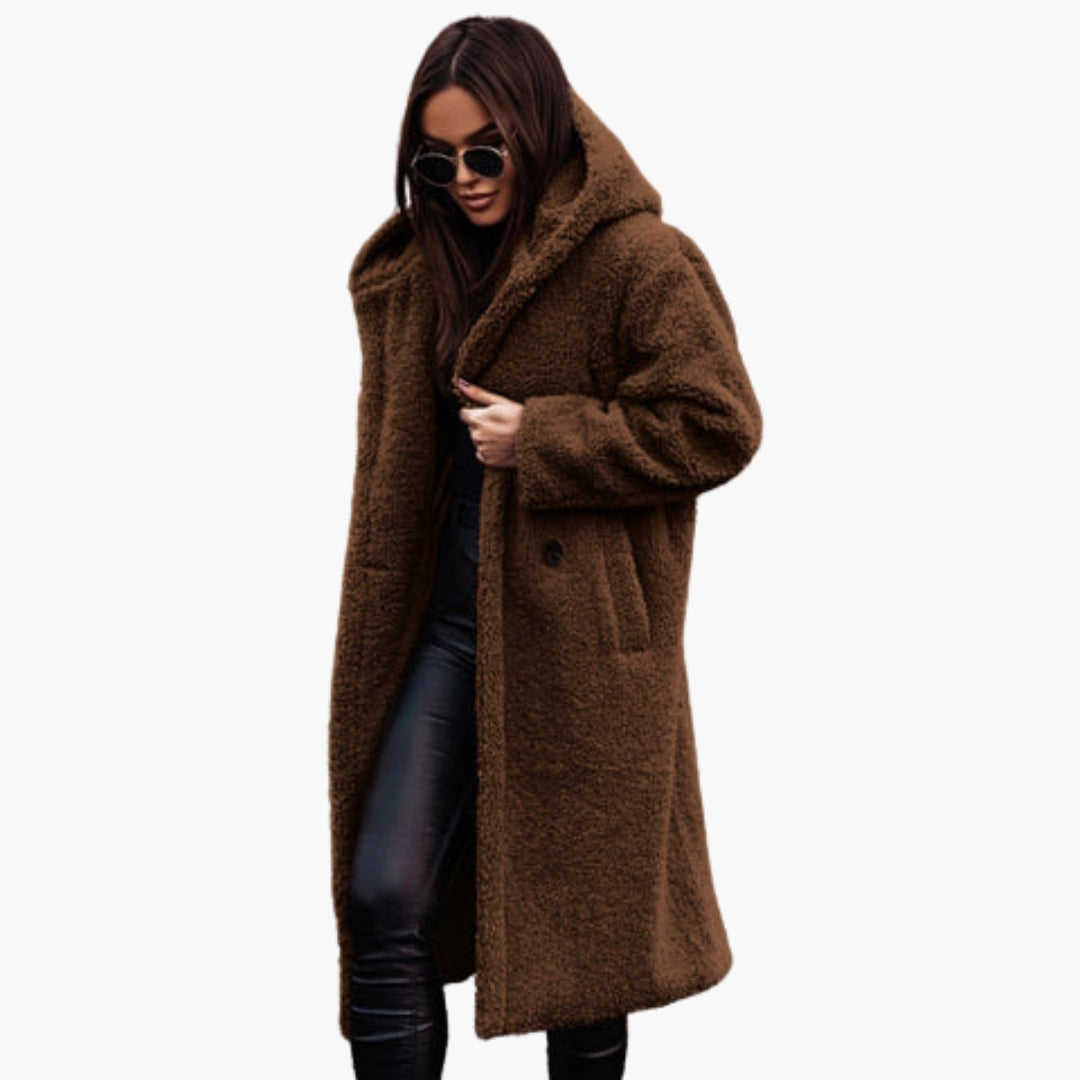 Warm Faux Fur Jacket - Waterproof Snow Coat