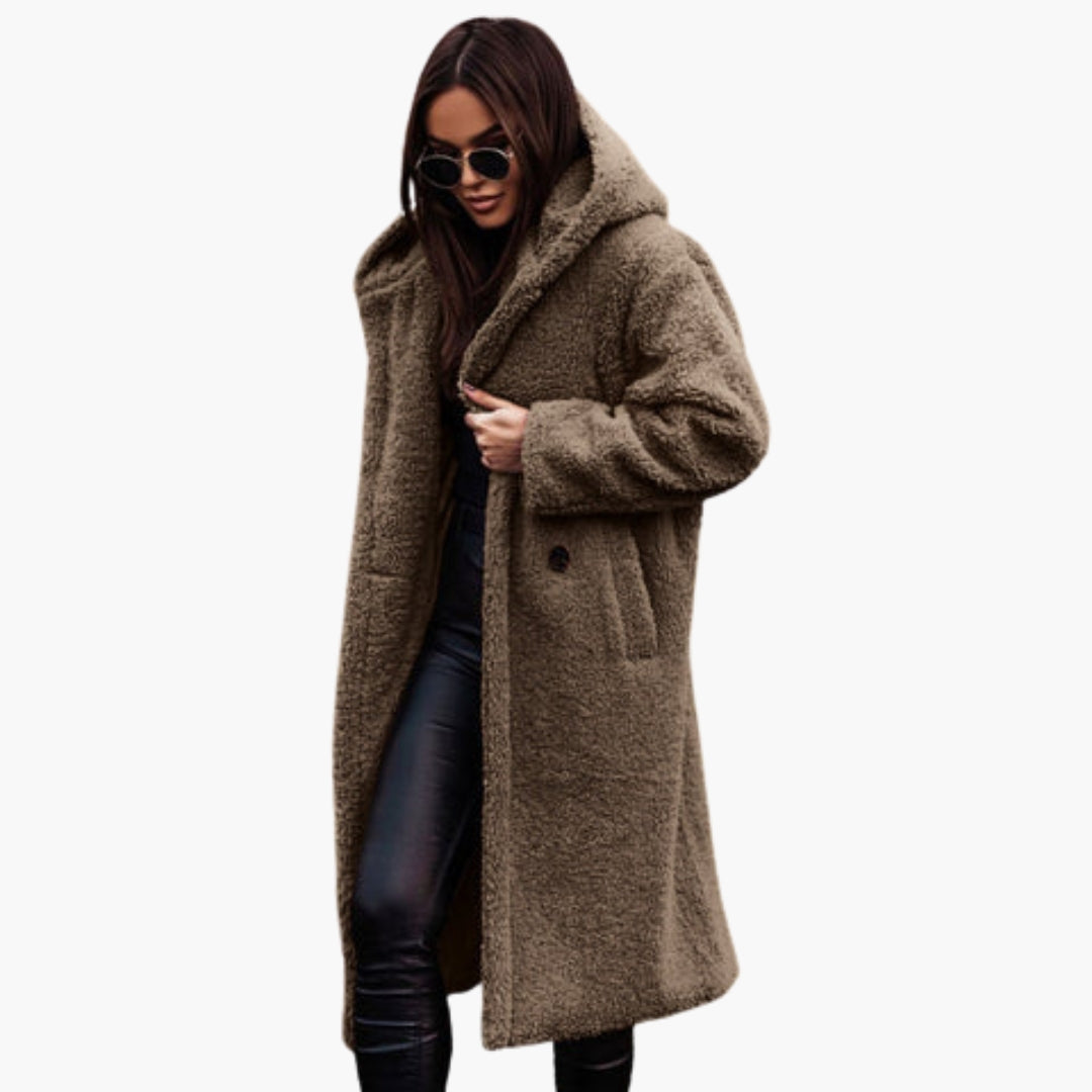Warm Faux Fur Jacket - Waterproof Snow Coat