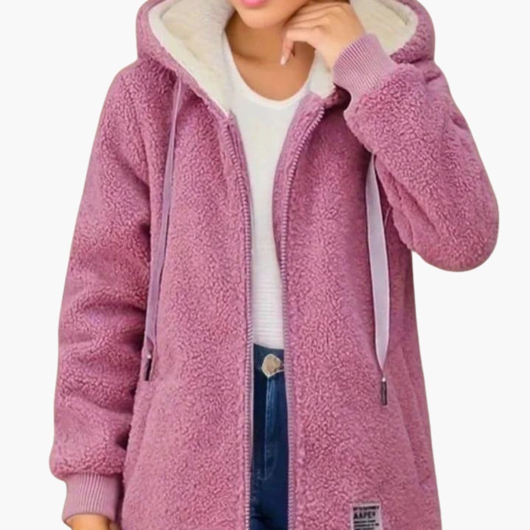 Soft Fleece Lined Hoodie Jacket