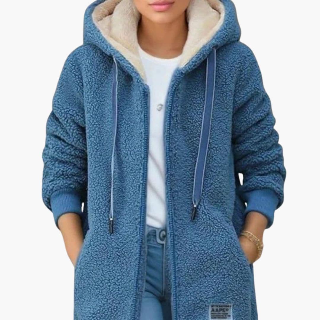 Soft Fleece Lined Hoodie Jacket - OutfitLondon