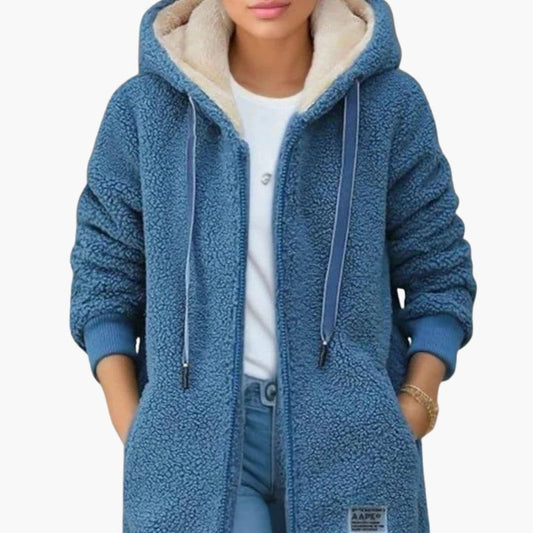 Soft Fleece Lined Hoodie Jacket - OutfitLondon