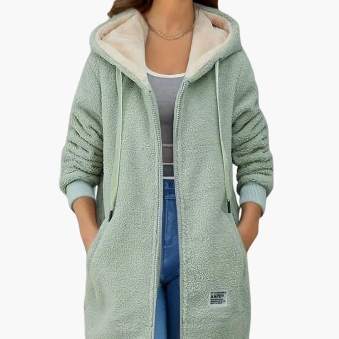 Soft Fleece Lined Hoodie Jacket