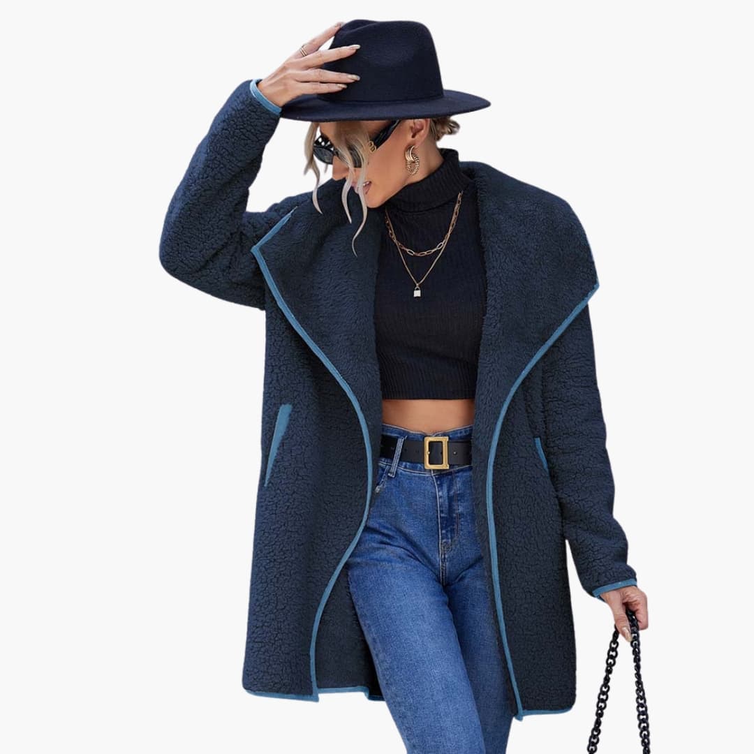 Soft Cozy Open Front Women's Coat
