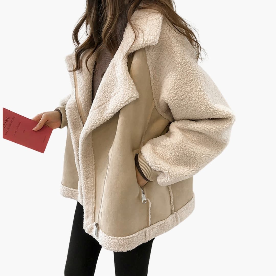 Soft Fake Fur Winter Coat for Ladies - OutfitLondon