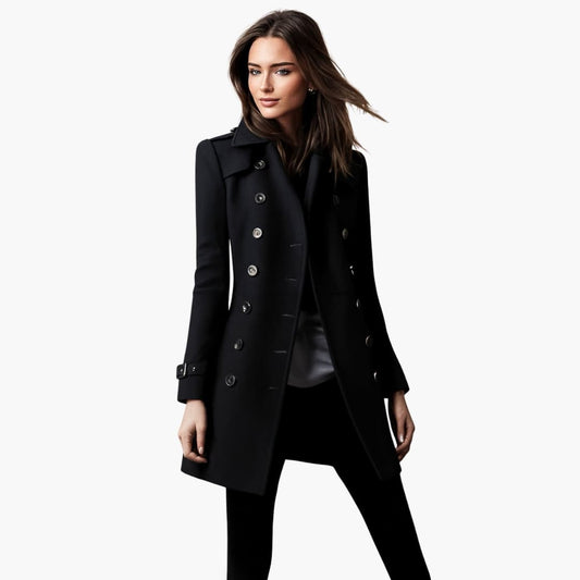 Timeless Style Women's Pea Coat - OutfitLondon