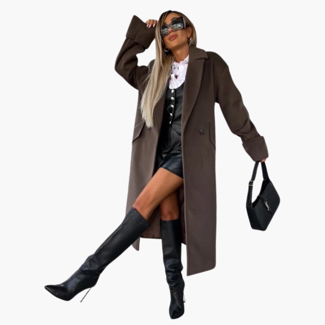 Thick Insulated Ladies Long Winter Coat
