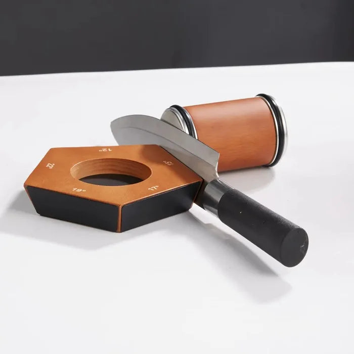 Premium Diamond Knife Sharpener Wood Block - OutfitLondon