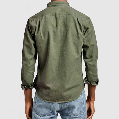 Marcell Men's Classic Cotton Button Down Shirt