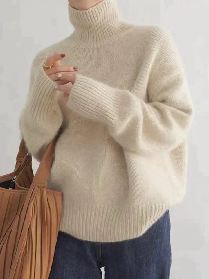 Classic Women's Crew Neck Knit Sweater