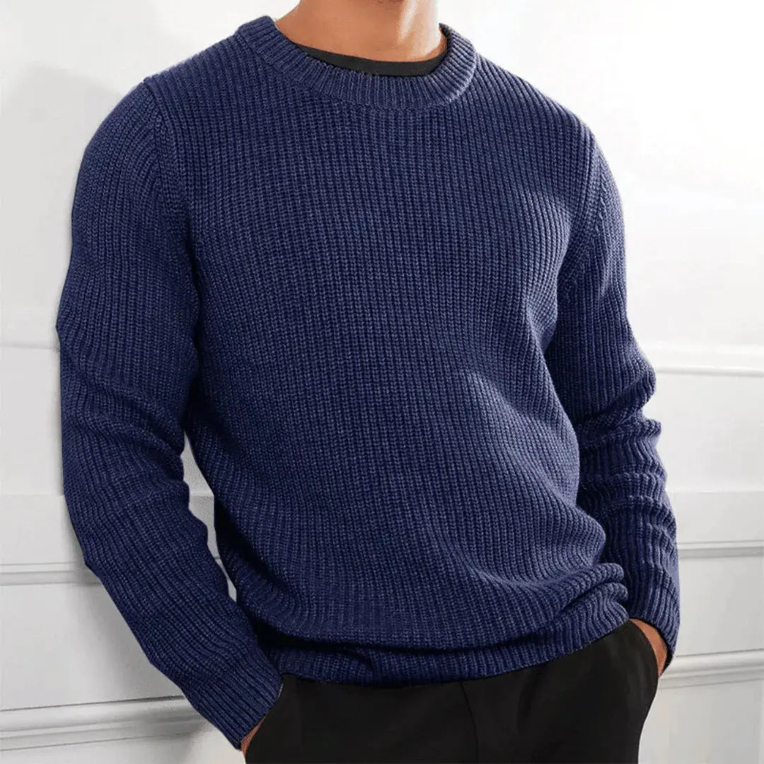 Men's Acrylic Hand-Knitted Sweater - OutfitLondon