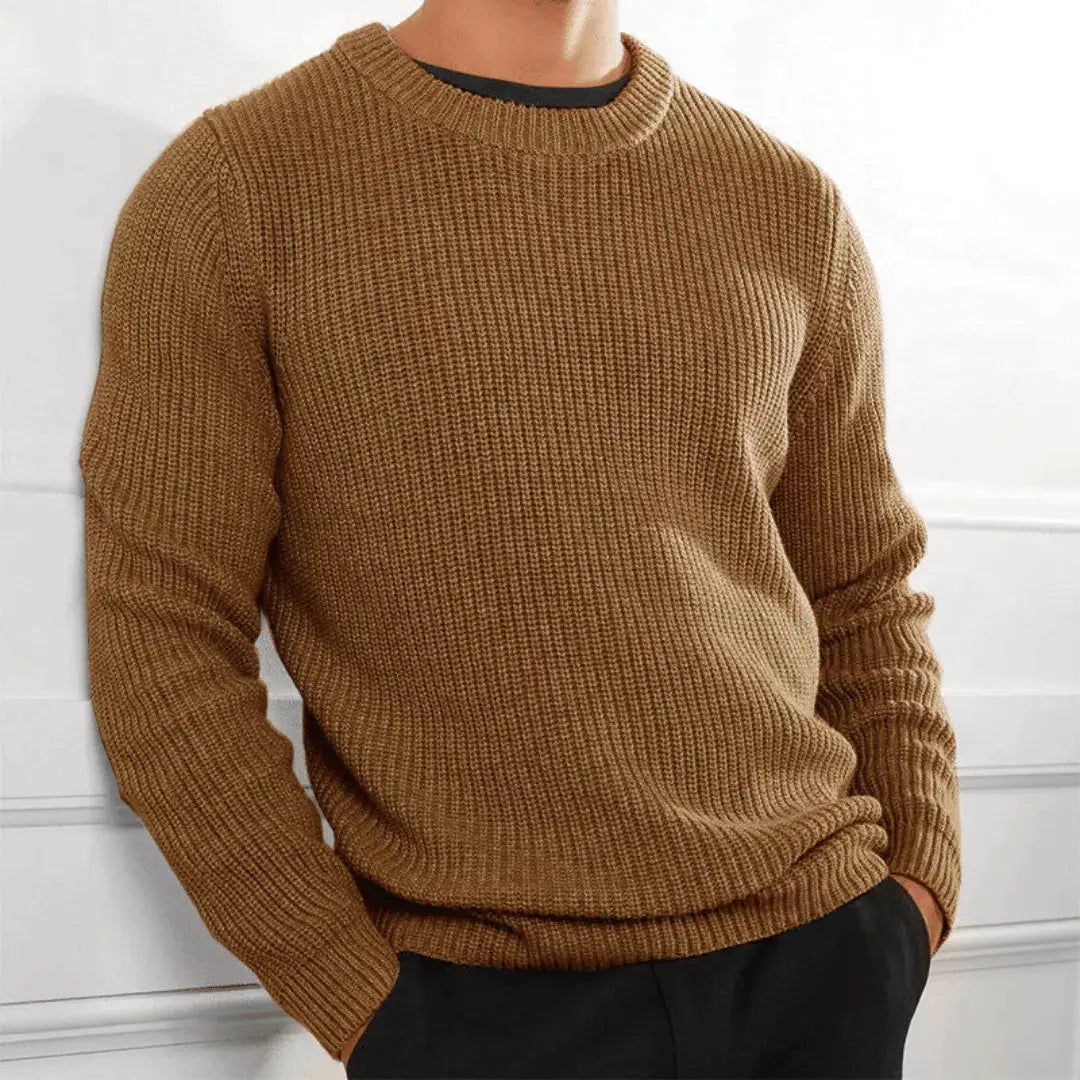 Men's Acrylic Hand-Knitted Sweater