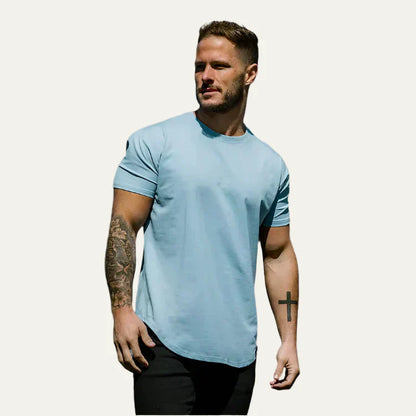 Tall Men's Relaxed Fit Crew Neck Tee Shirt - OutfitLondon