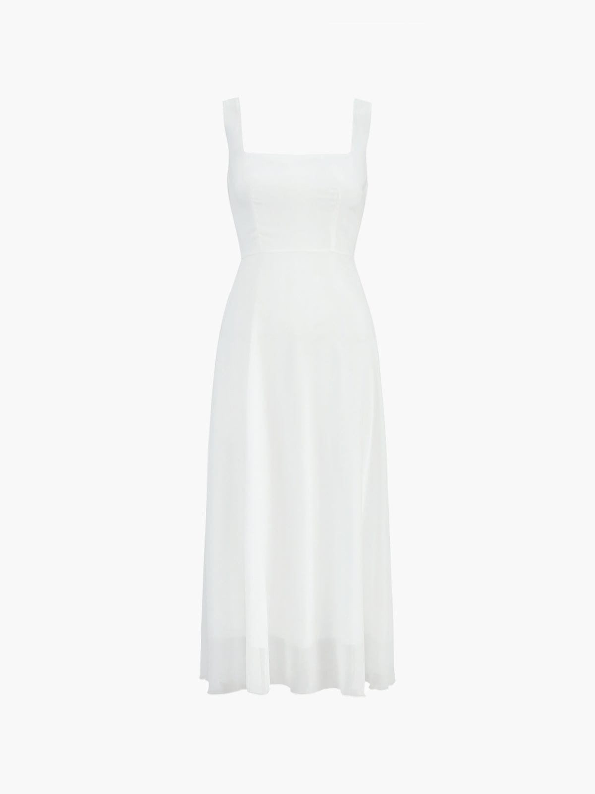 Women's Classic Square Neck Summer Dress