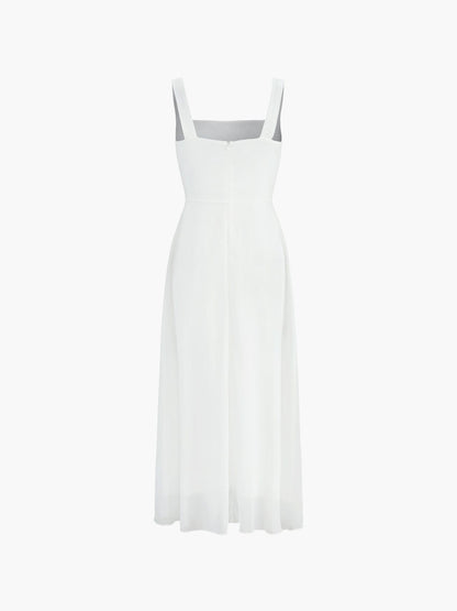 Women's Classic Square Neck Summer Dress