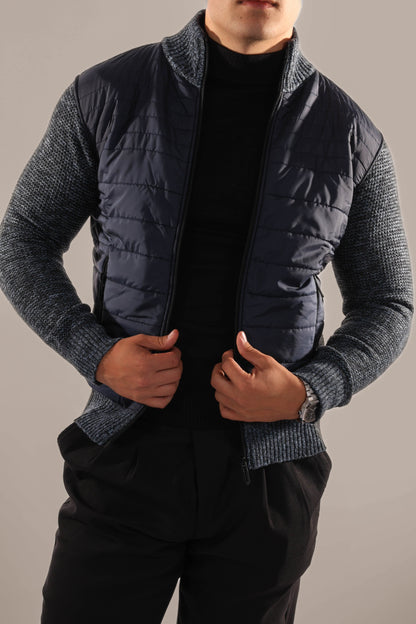Quilted Padded Mens Bomber Jacket
