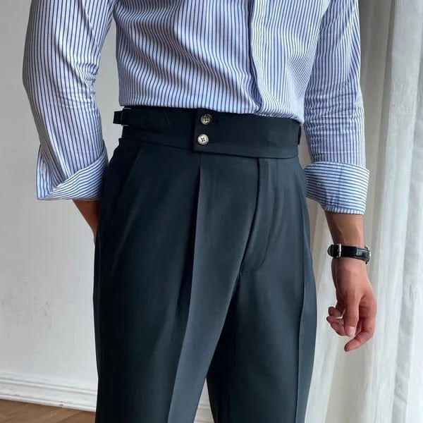 Classic Luxury Double Button Pants