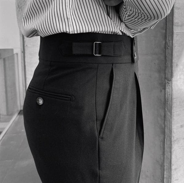 Classic Luxury Double Button Pants