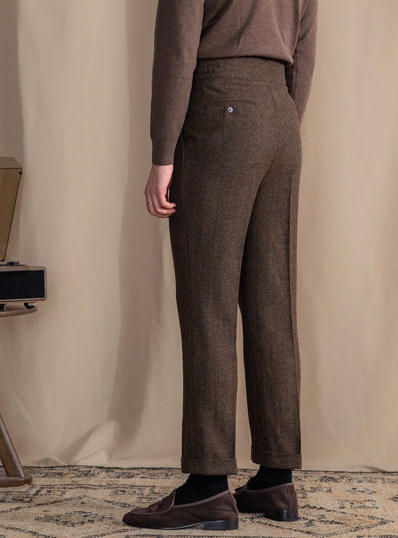 Traditional Formal Flat Front Pants