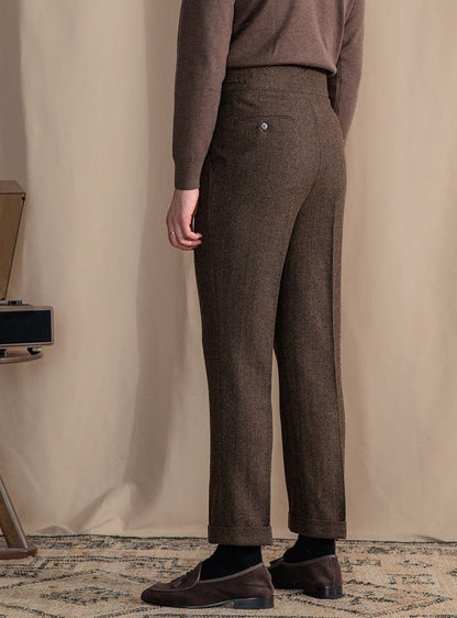 Traditional Formal Flat Front Pants