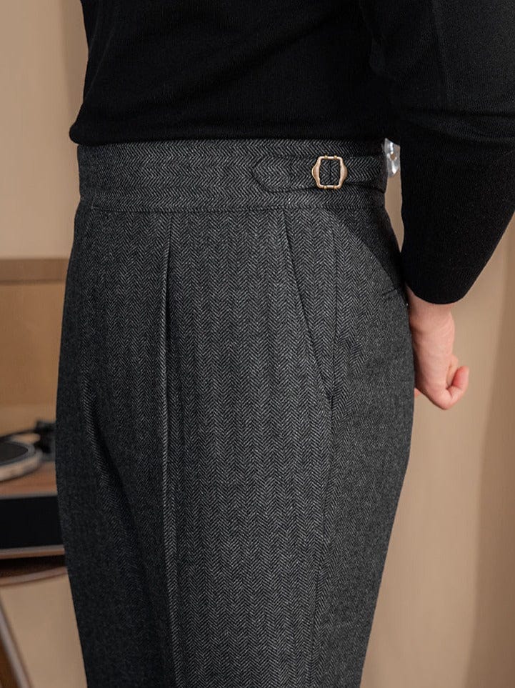 Traditional Formal Flat Front Pants