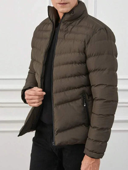 Warm Insulated Down Filled Puffer Coat For Men
