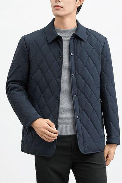 Classic Luxury Padded Button Jacket