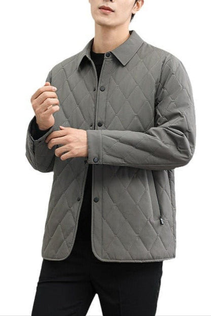 Classic Luxury Padded Button Jacket